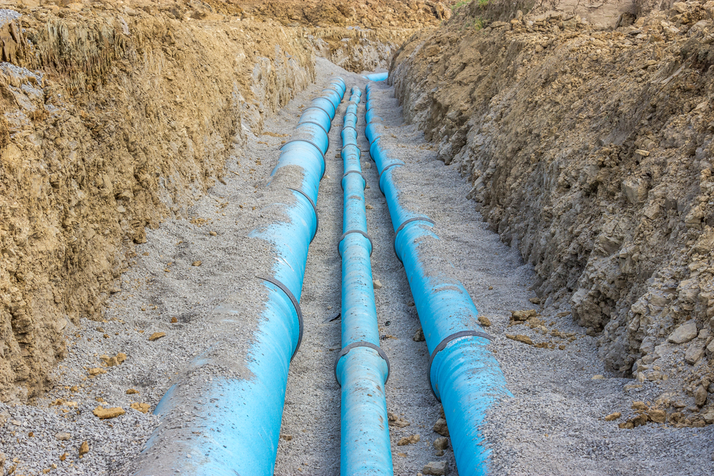 PVC Pipeline Jointing Work